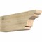 Ekena Millwork New Brighton Rough Sawn Rafter Tail, Douglas Fir, 6"W x 12"H x 36"L RFT06X12X36NEB00RDF - alternate 1